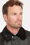 Barbour Bedale Wax Jacket Black Model / Voorkant
