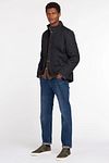 Chaqueta acolchada Barbour Powell azul marino oscuro Model / Voorkant