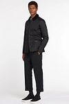 Barbour Heritage Liddesdale pikowana kurtka czarna Model / Voorkant