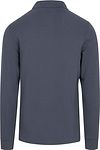 Barbour International Longsleeve Piqué Poloshirt Washed Charcoal