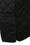 Barbour pikowana podpinka na zamek, czarna Product / Detail