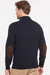 Barbour Sweater Laine Patch Marine Model / Achterkant