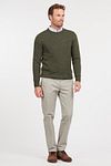 Barbour Sweter Tisbury w kolorze ciemnozielonym Model / Voorkant