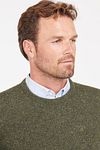 Barbour Sweter Tisbury w kolorze ciemnozielonym Model / Detail