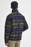 Barbour Tartan Sherpa Fleece Cardigan Multicolour Model / Achterkant