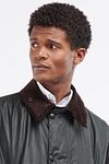 Barbour Veste Cirée Border Vert Model / Detail