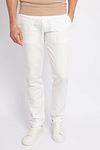 Passerende Chino Pico Linsk Ecru Model / Voorkant