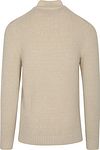 Chaleco Profuomo de lana hervida en color crudo Product / Achterkant