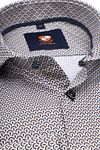 Suitable Overhemd Twill Print Beige Product / Detail