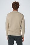 No Excess-Pullover Textur Beige Model / Achterkant