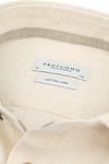 Profuomo skjorte i linnedblanding i ecru Product / Detail