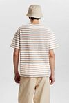Anerkjendt Kikki T-Shirt arancione a righe Model / Achterkant