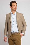 Suitable Tweed Blazer Beige Model / Voorkant