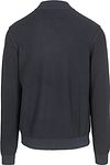 Blue Industry Vest med Struktur i Navy Product / Achterkant