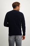 State Of Art Sweater Brystlomme Navy Model / Achterkant