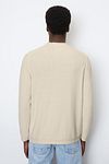 Jersey de cuello redondo Marc O'Polo en color crudo Model / Achterkant