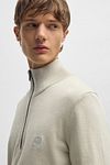 Jersey BOSS Kanobix Half Zip en color crudo Model / Detail