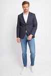 Suitable Blazer Leinen Streifen Navy Product