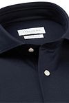 Profuomo Japanese Knitted Hemd Dunkelblau Product / Detail