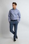 Steppin' Out Chino Northport Indigo Blau Model / Voorkant