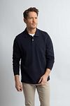 Steppin' Out Longsleeve Polo Piqué Classic Navy Model / Voorkant