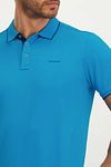 State Of Art Pique Polo Petrol Blau Model / Detail