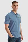 PME Legend Poloshirt Trackway Blau Model / Zijkant