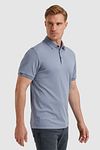 Vanguard Polo Interlock Jersey Blau Model / Zijkant