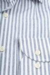 Profuomo Overhemd Streep Blauw Product / Detail