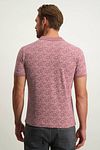 State Of Art Poloshirt Print Roze Model / Achterkant