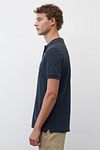 Marc O'Polo Poloshirt Donkerblauw Model / Zijkant