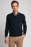 Suitable Respect Vinir Pullover Navy Model / Voorkant