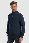Vanguard Trui Half Zip Navy Model / Zijkant