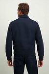 State Of Art Veste Bomber Laine Marine Model / Achterkant