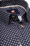 Suitable Camicia con stampa blu scuro 267-10 Product / Detail