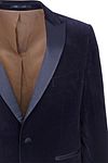 Blazer da smoking Suitable in velluto blu navy Product / Detail