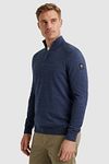 Maglia Vanguard half zip mélange blu scuro Model / Voorkant