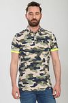 Blue Industry Polo Army Multicolore Model / Voorkant