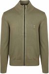 BOSS Kanozip Vest Olivgrön 50543692-342