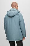 BOSS Osiass Jacke Blau Model / Achterkant