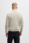 BOSS Pull Zetrust Demi-Zip Beige Clair Model / Achterkant
