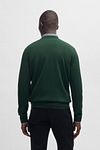 BOSS Pullover Kanovano Donkergroen Model / Achterkant