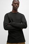 Sweter BOSS Tempesto Czarny Model / Voorkant