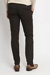 Suitable Chino Pico Pleat Ruiten Bruin Model / Achterkant