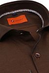 Suitable Twill Overhemd Bruin Product / Detail