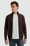 Cast Iron Strikket Vest i Brun Model / Voorkant