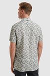 Camicia a maniche corte Vanguard con stampa blu verde Model / Achterkant