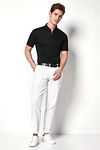 Camicia Desoto a maniche corte blu navy 057 Model / Voorkant