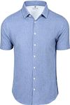 Desoto Camicia Blu 92832-3-503 