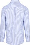Camicia Steppin' Out in lino e cotone a righe blu Product / Achterkant
